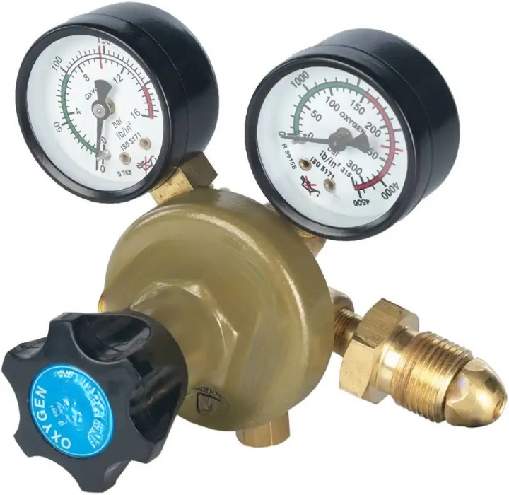 Justly 300 bar High Pressure Regulators PTC027 Oxygen 16 bar_0
