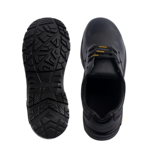 Mallcom Doxle S1 Whisker Grain Leather Steel Toe Safety Shoes Black_1