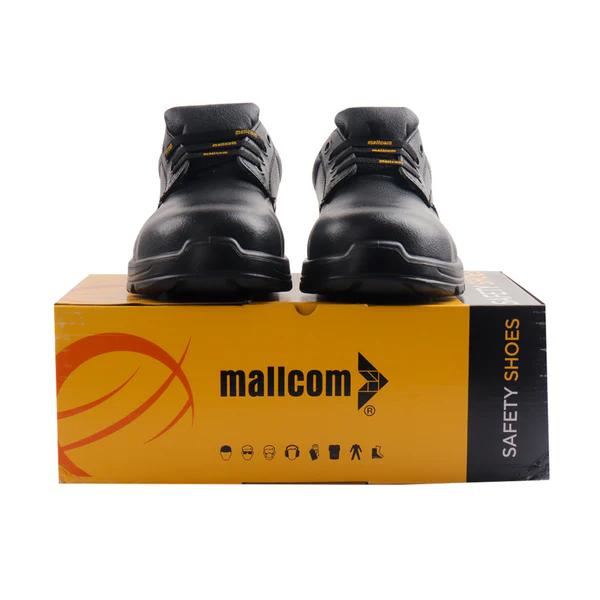Mallcom Doxle S1 Whisker Grain Leather Steel Toe Safety Shoes Black_3