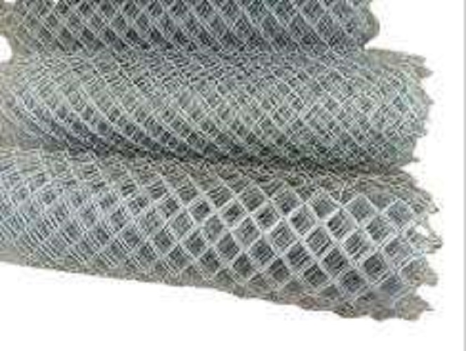 AYUSH 1 x 1 in Chain Link Fence 3 mm 4 ft 15 m Galvanized Steel_1