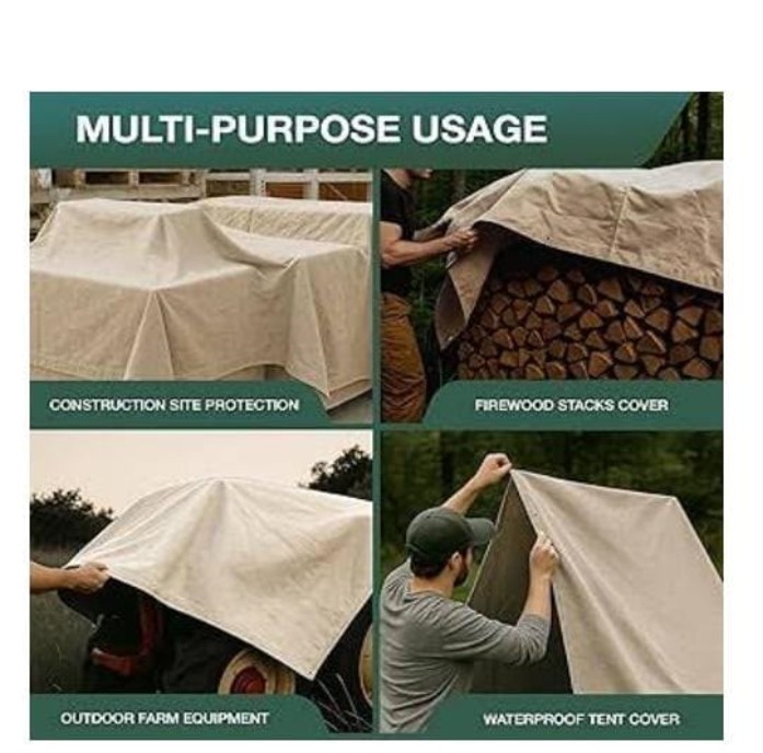 Goldstar Canvas 50 x 30 ft Tarpaulins_2