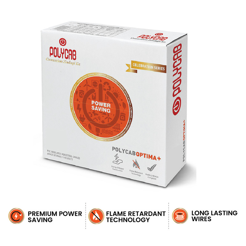 Polycab 6 sqmm Optima+ FRLF Electric Wire Black 90 m_3