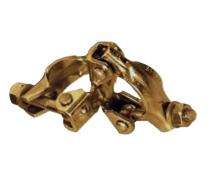 PRIMEX 40 x 40 mm Zinc Plated Pressed Right Angle Scaffolding Coupler 10 kN_0