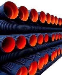 100 mm Double Wall Corrugated Pipe 6 m SN 8 2.2 mm_0