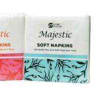 Majestic Soft Paper Restaurant Napkins 30 x 31 cm White_0
