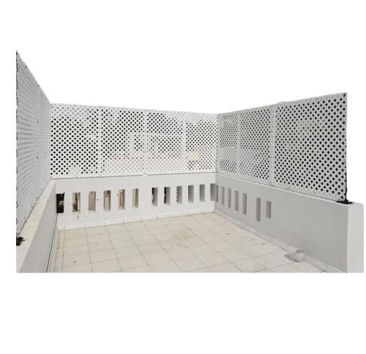 Lato Lattice Trellis Polyethylene Fence 4 x 4 ft_1