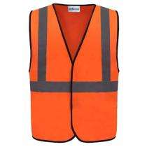 Polyester Safety Jackets L Reflective Orange_0