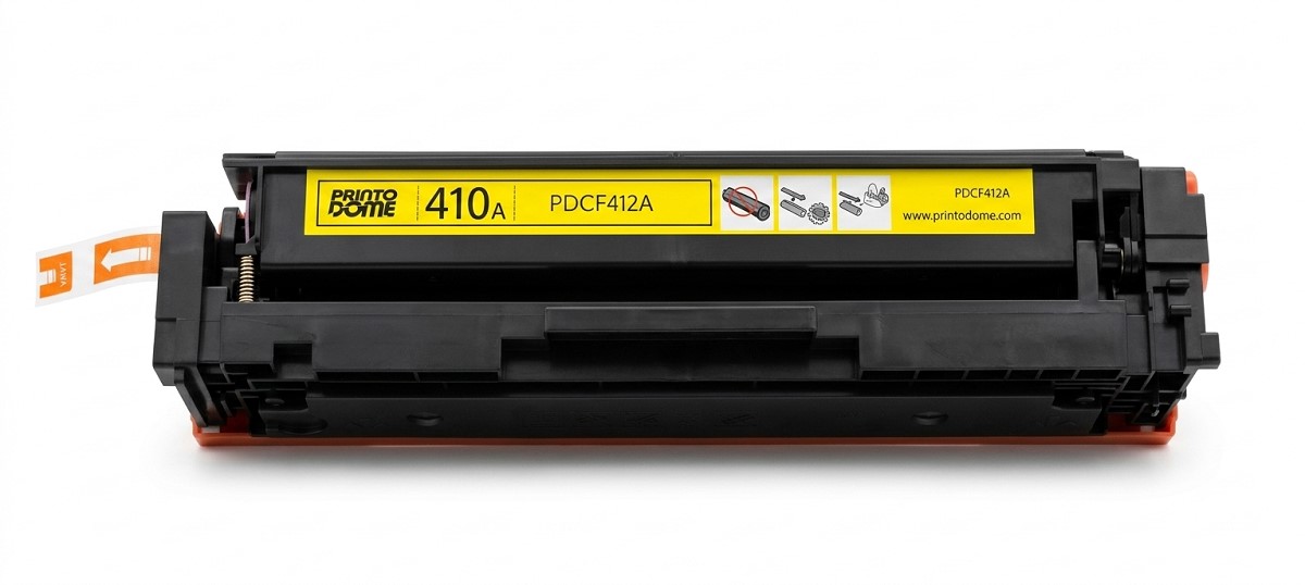 PRINTODOME Yellow Laser Toner Cartridge HP 410A  (CF412A) Compatible Ink Cartridge_1