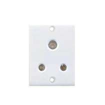 CPL 6 A White 3 Pin Plug Electrical Sockets_0