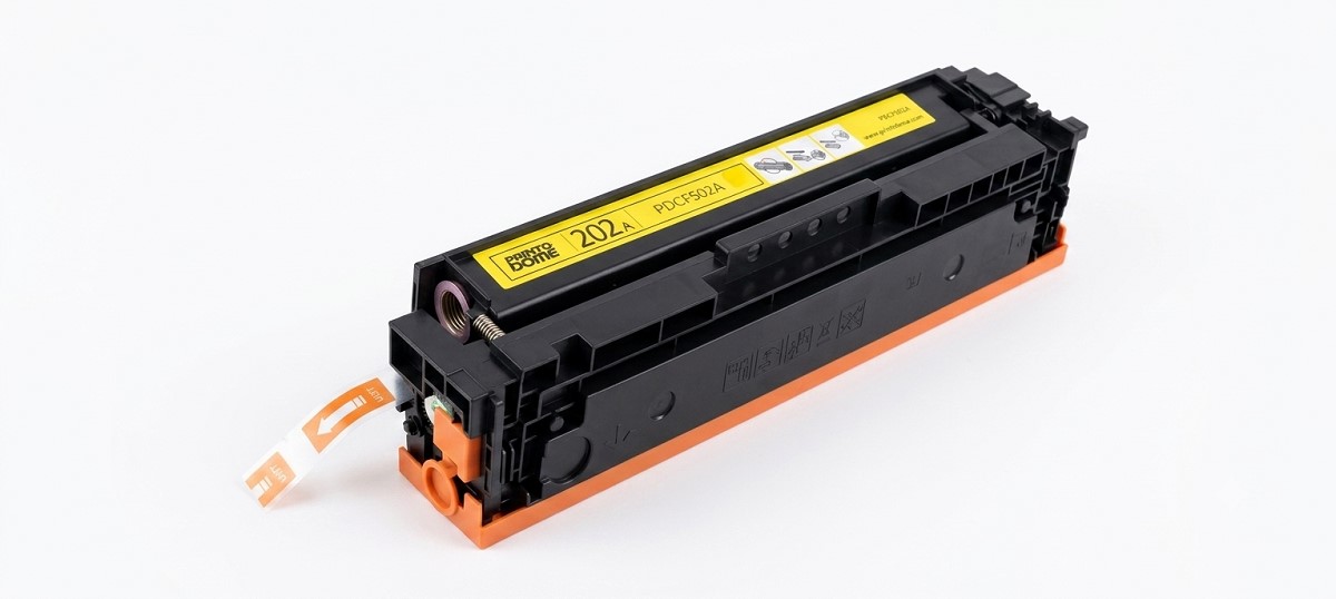 PRINTODOME Yellow Laser Toner Cartridge HP 202A (CF502A) Compatible Ink Cartridge_1