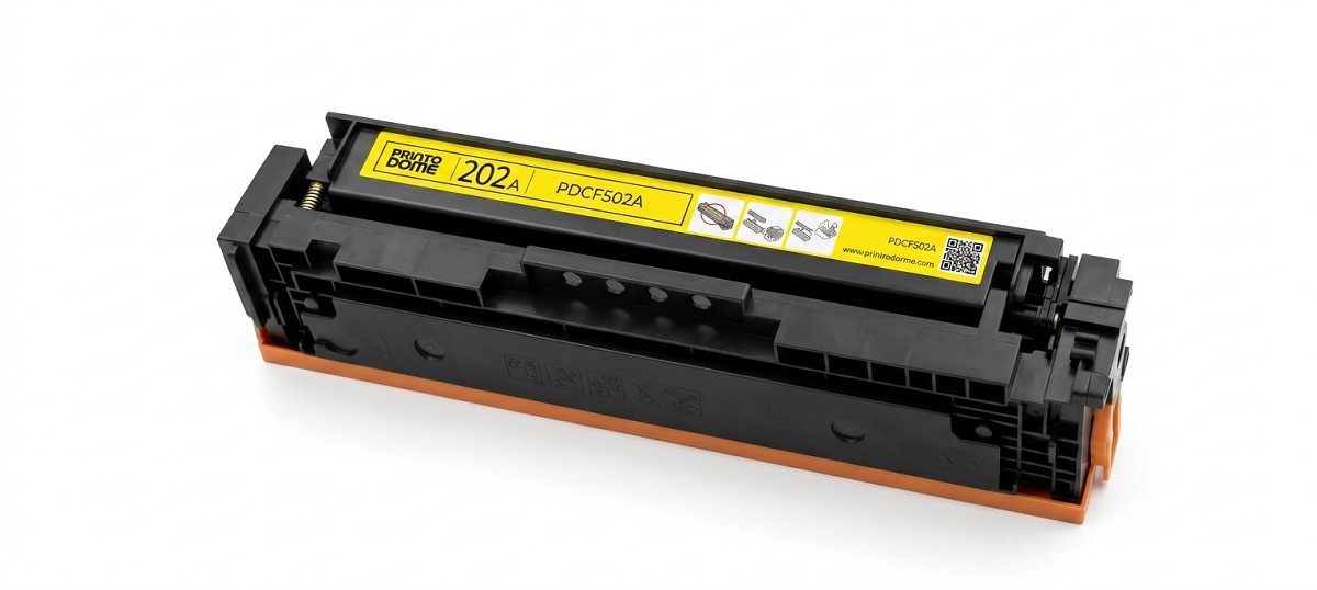 PRINTODOME Yellow Laser Toner Cartridge HP 202A (CF502A) Compatible Ink Cartridge_2