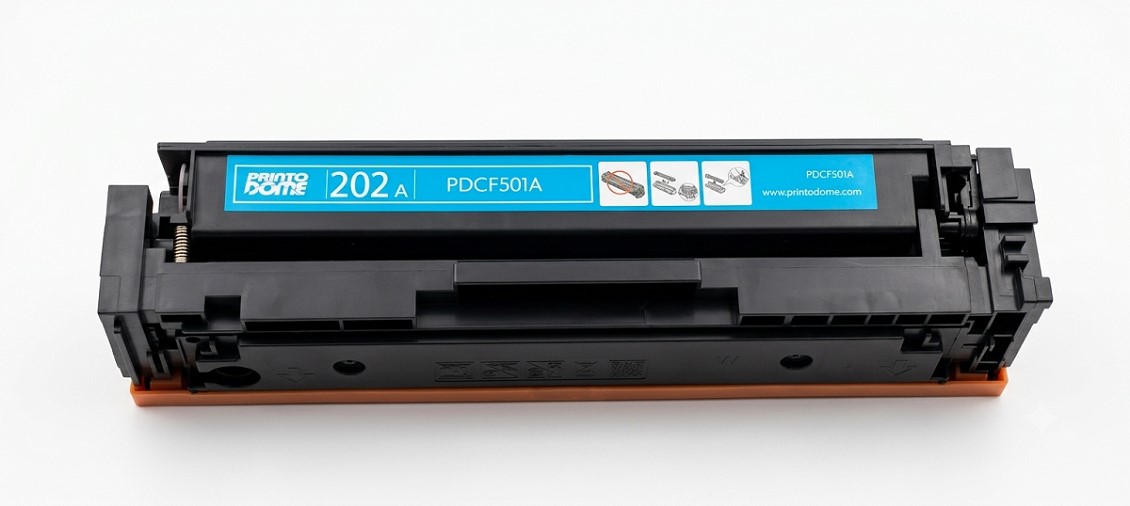 PRINTODOME Cyan Laser Toner Cartridge HP 202A (CF501A) Compatible Ink Cartridge_1