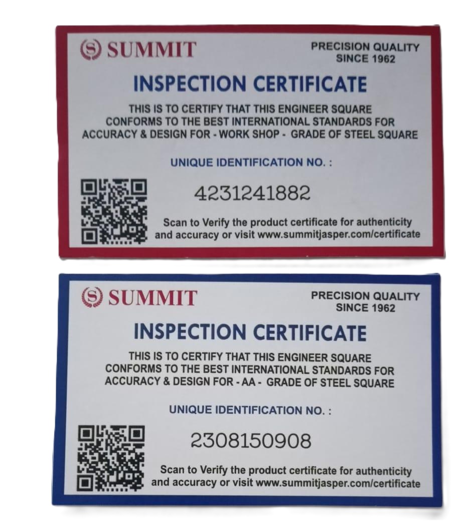 SUMMIT Stainless Steel Try Square 150 x 100 mm_2
