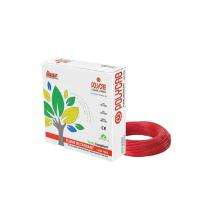 Polycab 4 sqmm FRLF Electric Wire Red 90 m_0
