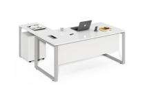 Shaaspace Cabin Office Tables White Engineered Wood_0