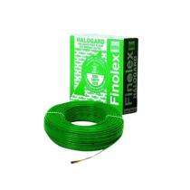 Finolex 1 sqmm HFFR Electric Wire Green 90 m_0