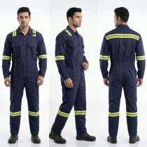 Cotton Fabric Boiler Suits XL Full Sleeves_0