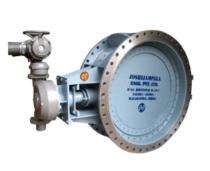 Joshijampala 4700 mm Electric Carbon Steel Butterfly Valve Double Eccentric_0
