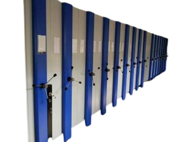 Space Planners Mild Steel 90 kg 7 ft Mobile Compactor Storage_1