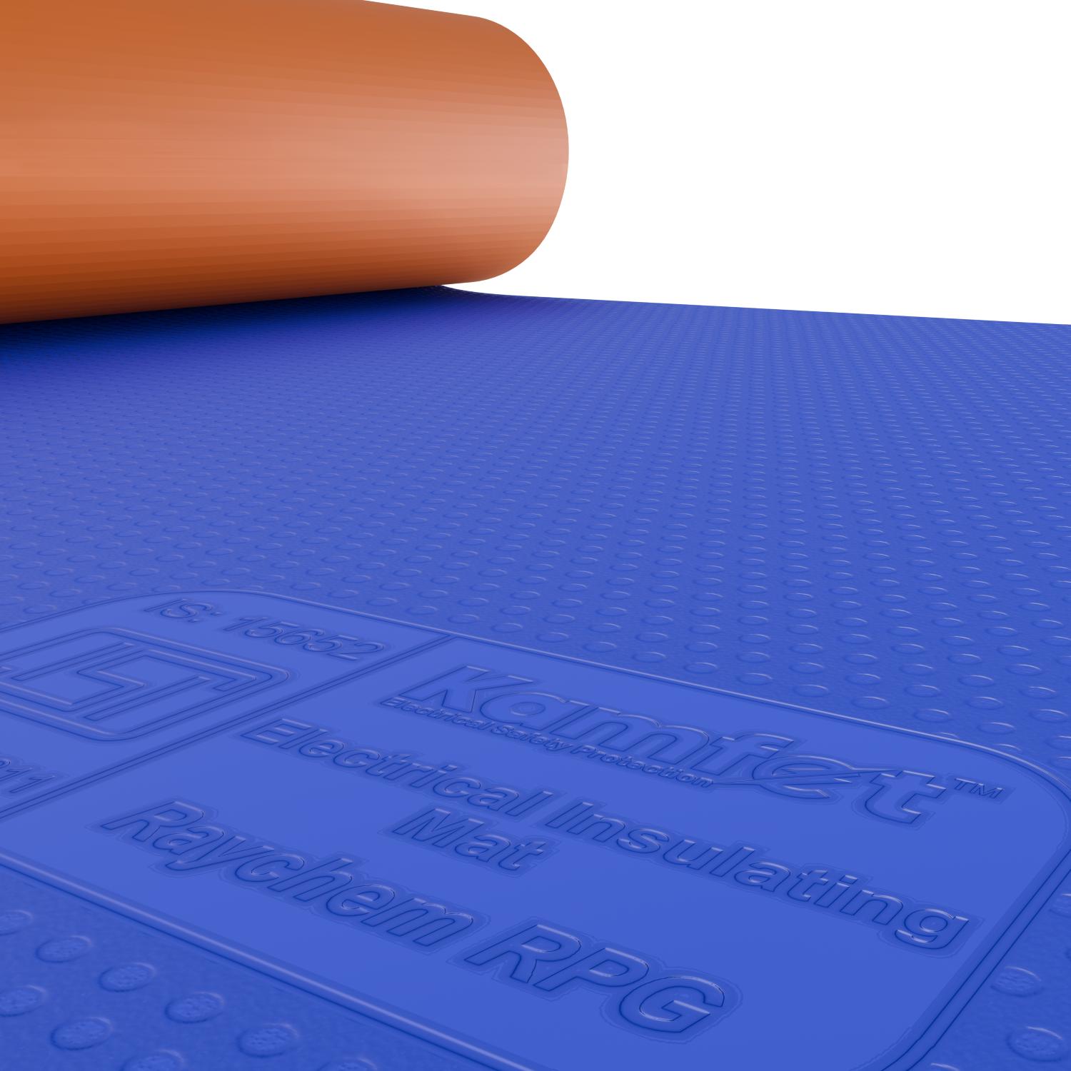 Kamfet Textured Pattern Elastomer PVC Safety Mat_3