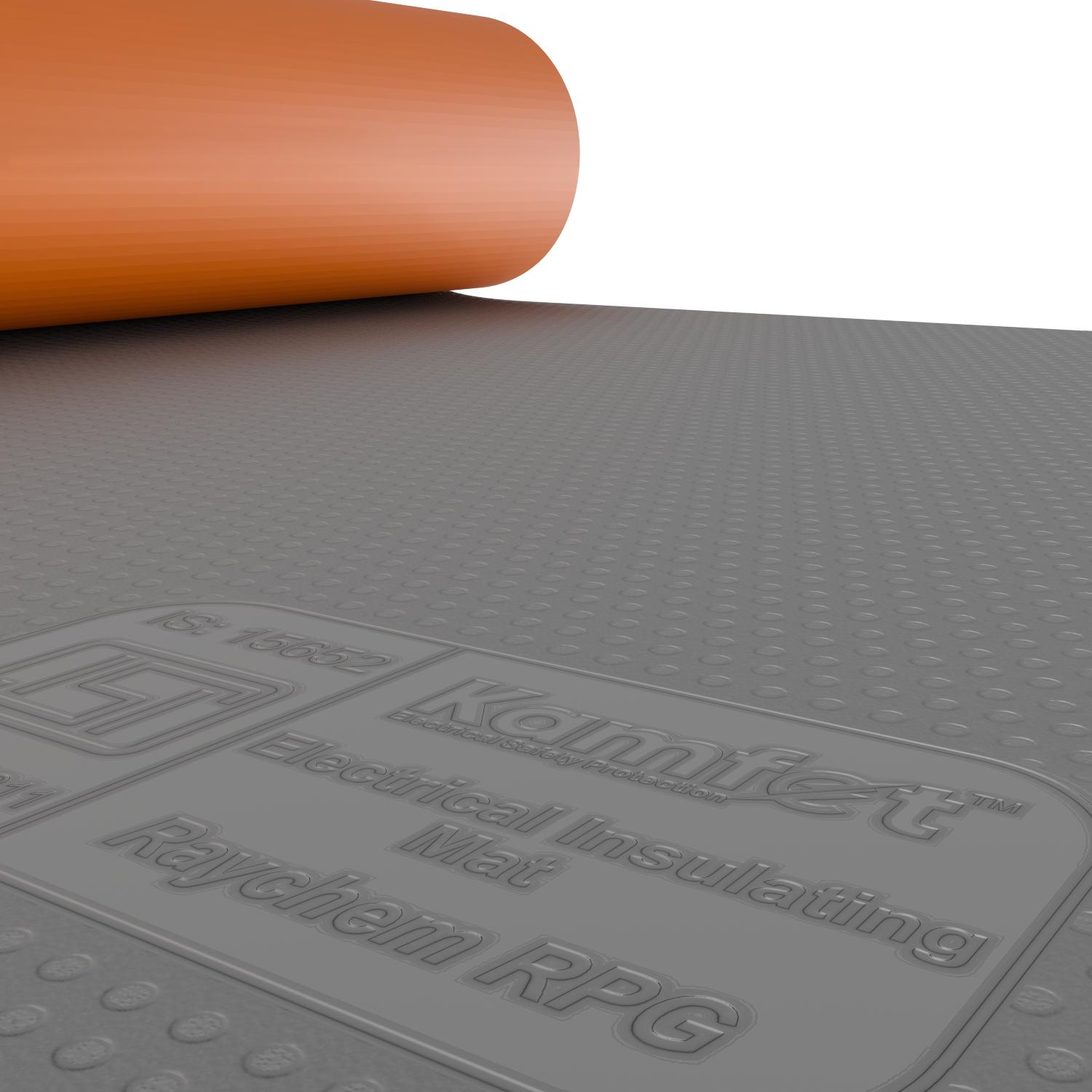 Kamfet Textured Pattern Elastomer PVC Safety Mat_3