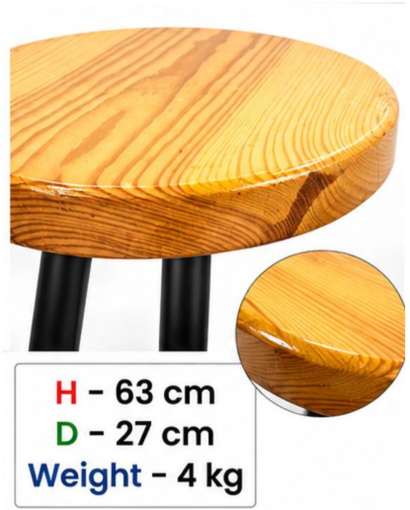 HNT Furniture Stools Bar Metal Black_2