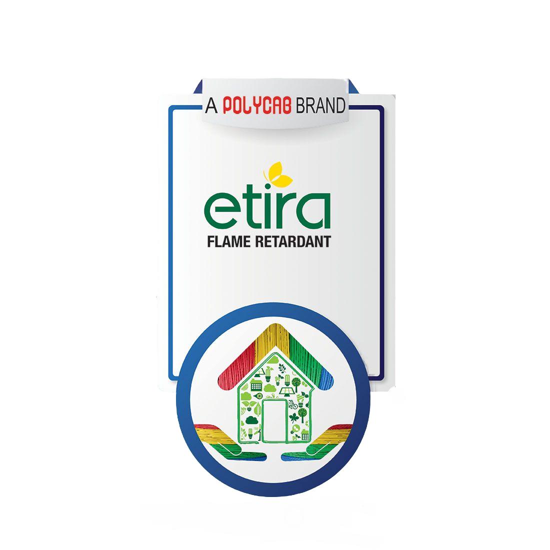 Polycab 0.75 sqmm ETIRA FR Electric Wire Green 90 m_3