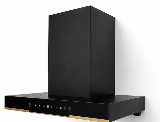 OEM 503 90 Black Wall Mounted Chimney 1800 CMH_1