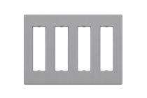 CPL CV5104 4 Module Grey Modular Switch Plate Cover_0