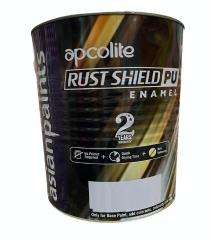 Asian Paints PU Modified Solvent Based Black Apcolite Rustshield Enamel Paints Glossy_0