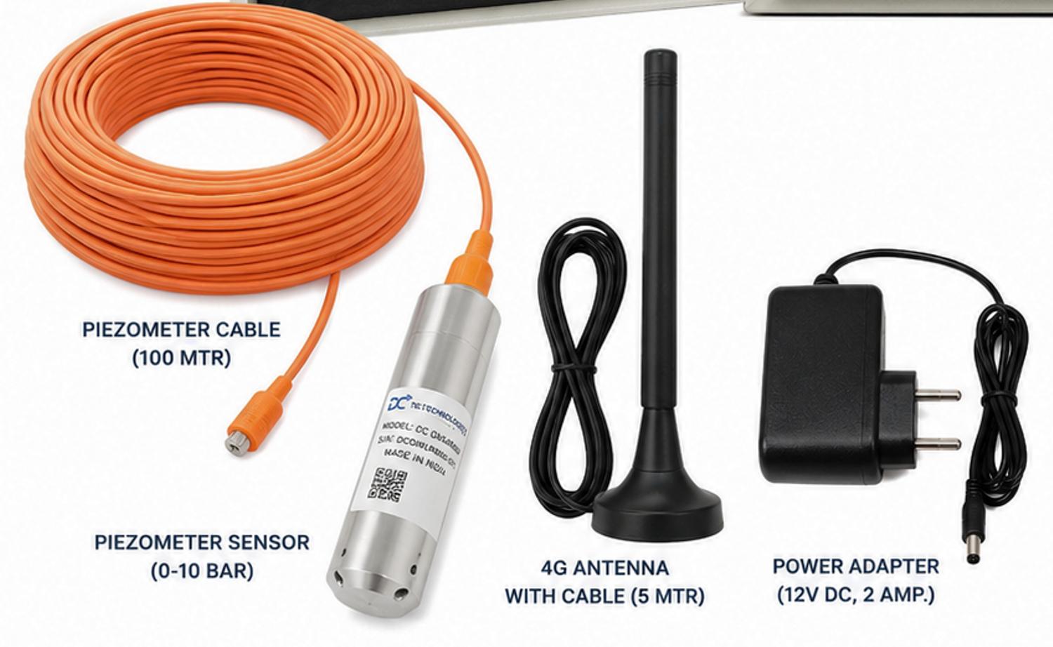 DC Technologies 24 VDC Pressure Sensor Level Sensor PIEZOMETER _DCGWLR600_1