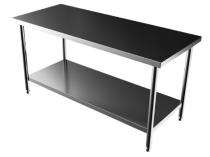 Working Stainless Steel Table 44 x 24 x 34 inch Silver_0