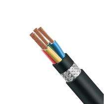 4 Core Copper 1 sqmm PVC Insulated GS Flat Strip Armour FRLS PVC Shielded Instrumentation Cable 500 V Black_0