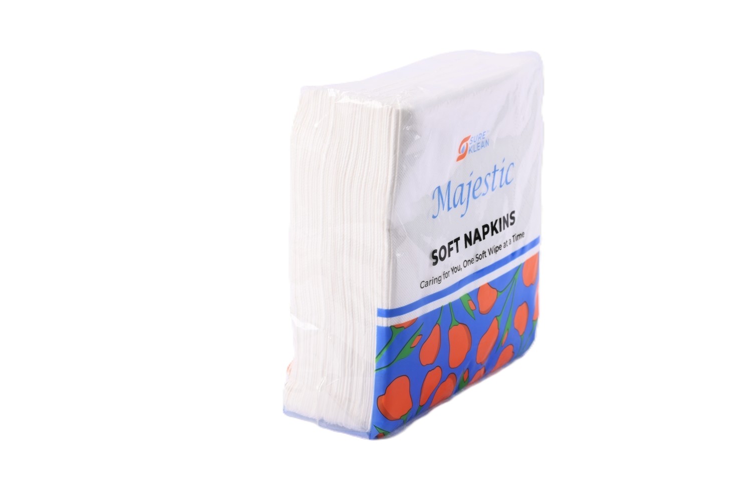Majestic Serviette Tissue Paper Pack Plain 30 x 30 cm White_3