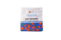 Majestic Serviette Tissue Paper Pack Plain 30 x 30 cm White_0
