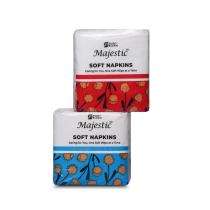 Majestic Serviette Tissue Paper Pack Plain 27 x 30 cm White_0