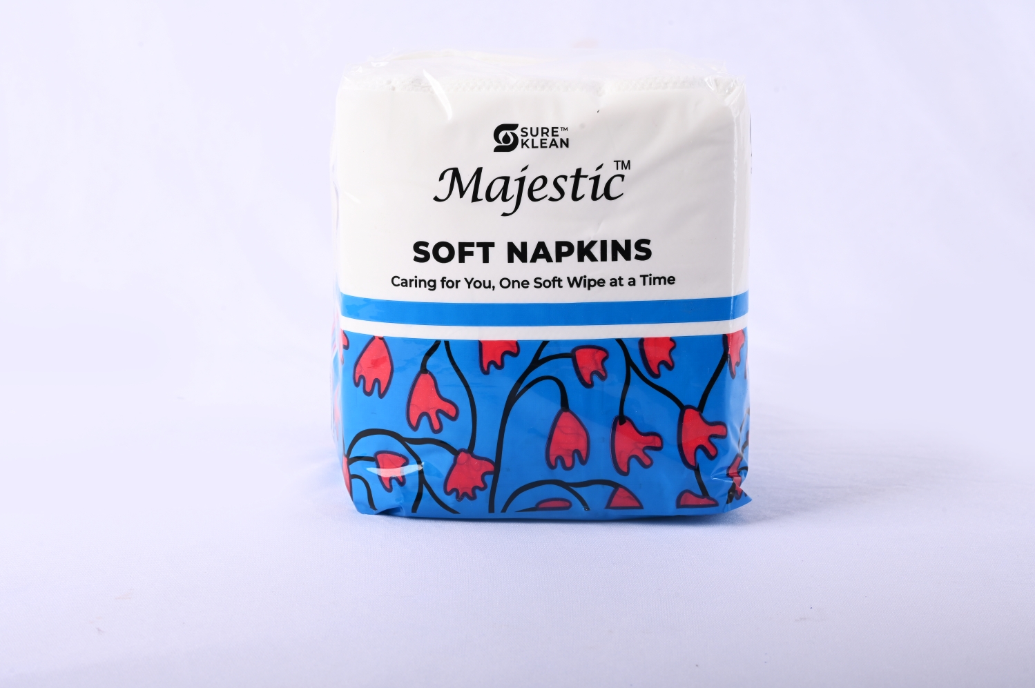 Majestic Serviette Tissue Paper Pack Plain 27 x 30 cm White_2