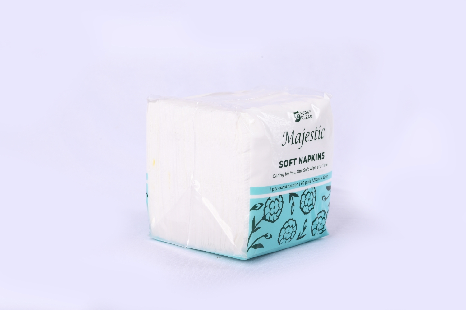 Majestic Cocktail Tissue Paper Pack Plain 22 x 22 cm White_3
