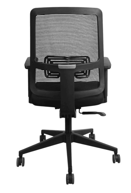 Shaaspace Revolving Black 985 x 635 x 605 mm Plastic Office Chairs_1