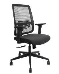 Shaaspace Revolving Black 985 x 635 x 605 mm Plastic Office Chairs_0