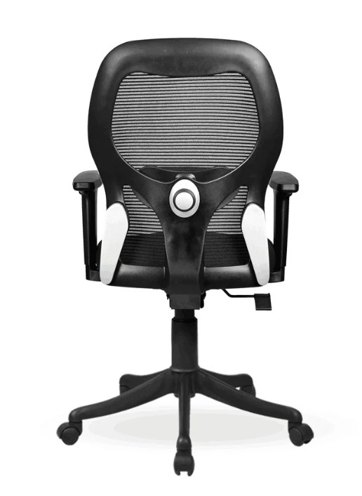 Shaaspace Revolving Black 985 x 635 x 605 mm Plastic Office Chairs_1