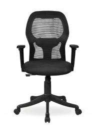 Shaaspace Revolving Black 985 x 635 x 605 mm Plastic Office Chairs_0