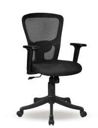 Shaaspace Revolving Black 985 x 635 x 605 mm Plastic Office Chairs_0