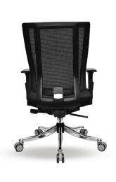 Shaaspace Revolving Black 985 x 635 x 605 mm Plastic Office Chairs_0