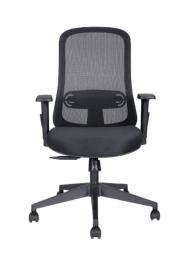 Shaaspace Revolving Black 985 x 635 x 605 mm Plastic Office Chairs_0