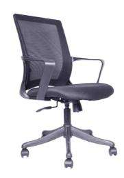 Shaaspace Revolving Black 985 x 635 x 605 mm Plastic Office Chairs_0