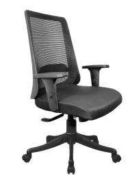 Shaaspace Revolving Black 985 x 635 x 605 mm Plastic Office Chairs_0