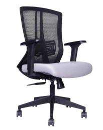 Shaaspace Revolving Black and Grey 985 x 635 x 605 mm Plastic Office Chairs_0