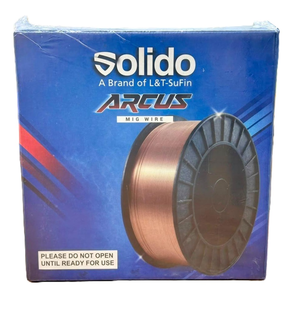 L&T SuFin Brand - Solido 70S6 1 mm MIG Wire 15 kg_1