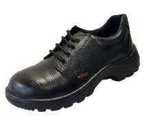 Ultima ULT 102 Grain Leather in Barton Print Metal Toe Safety Shoes Black_0